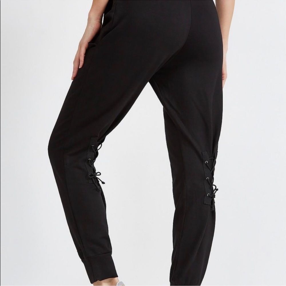 Calé Corrine | Black Corset Joggers Size Small
